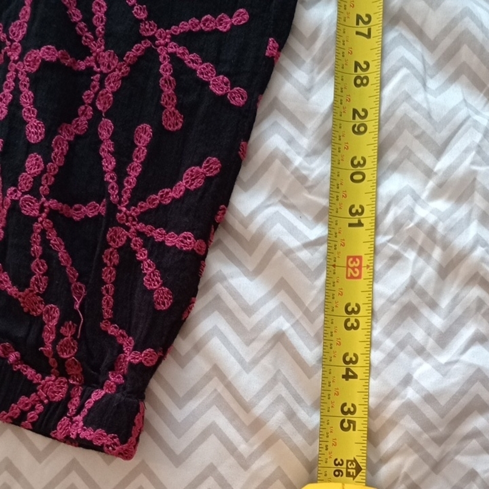 Free People Ankle Jeans with‎ Pink Pattern - Picture 11 of 11